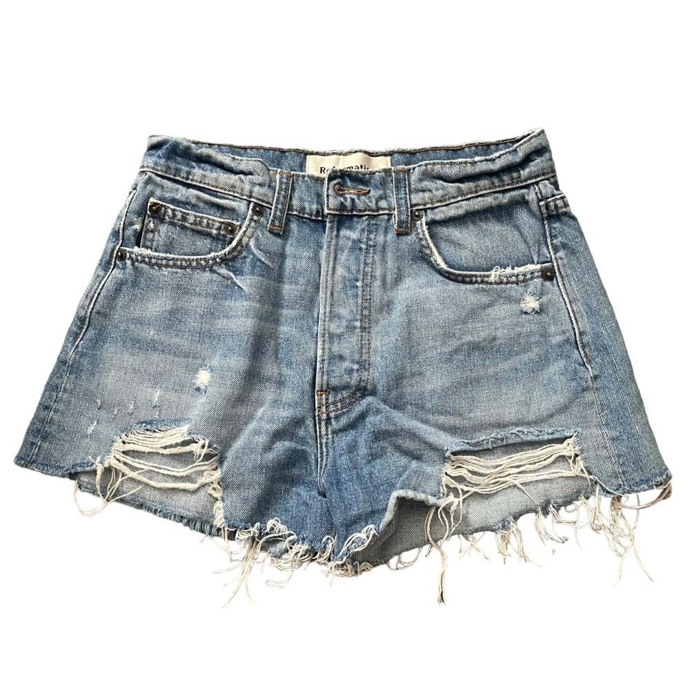 Reformación Dixie Bali Jean Shorts Size 25